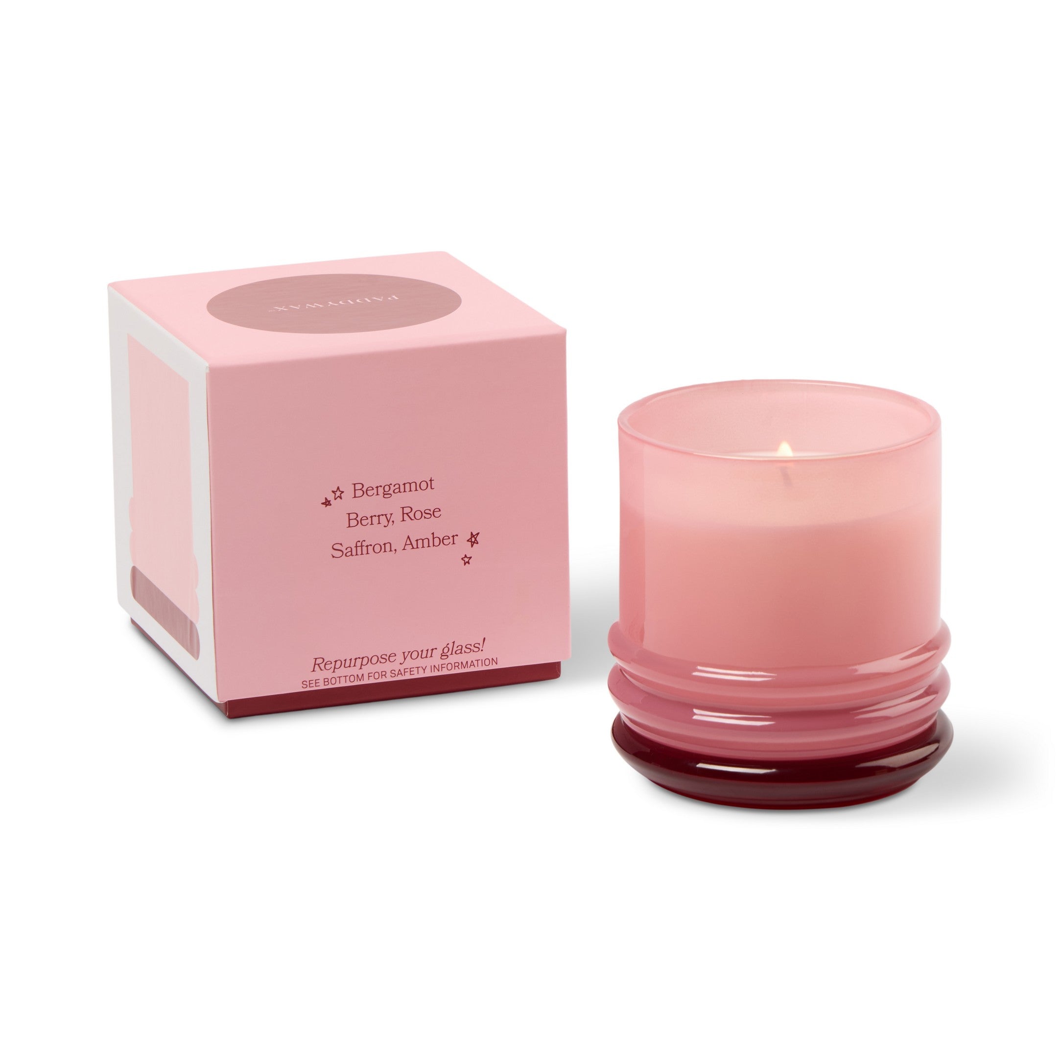 Stacked Soya Candle | Saffron Rose