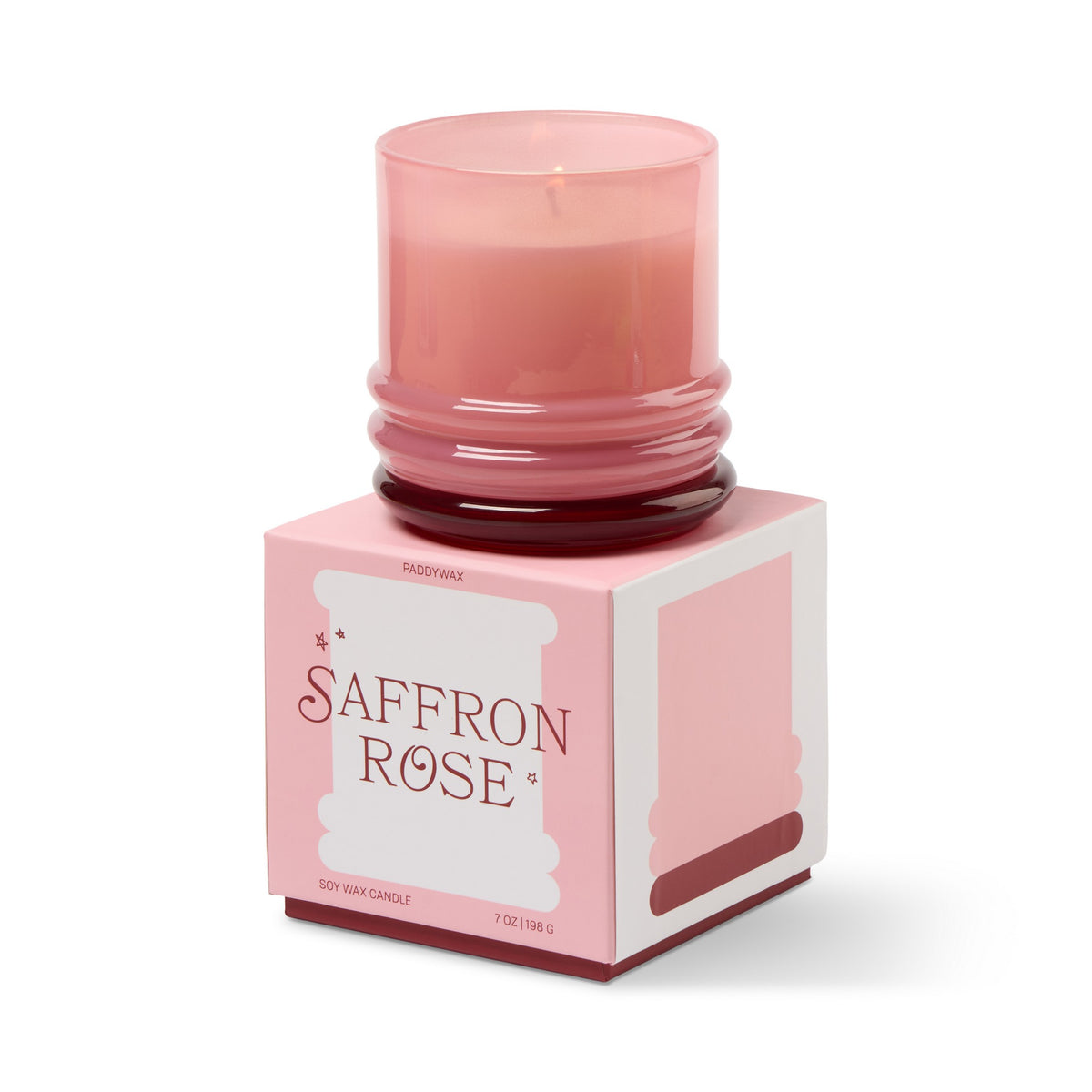 Stacked Soya Candle | Saffron Rose