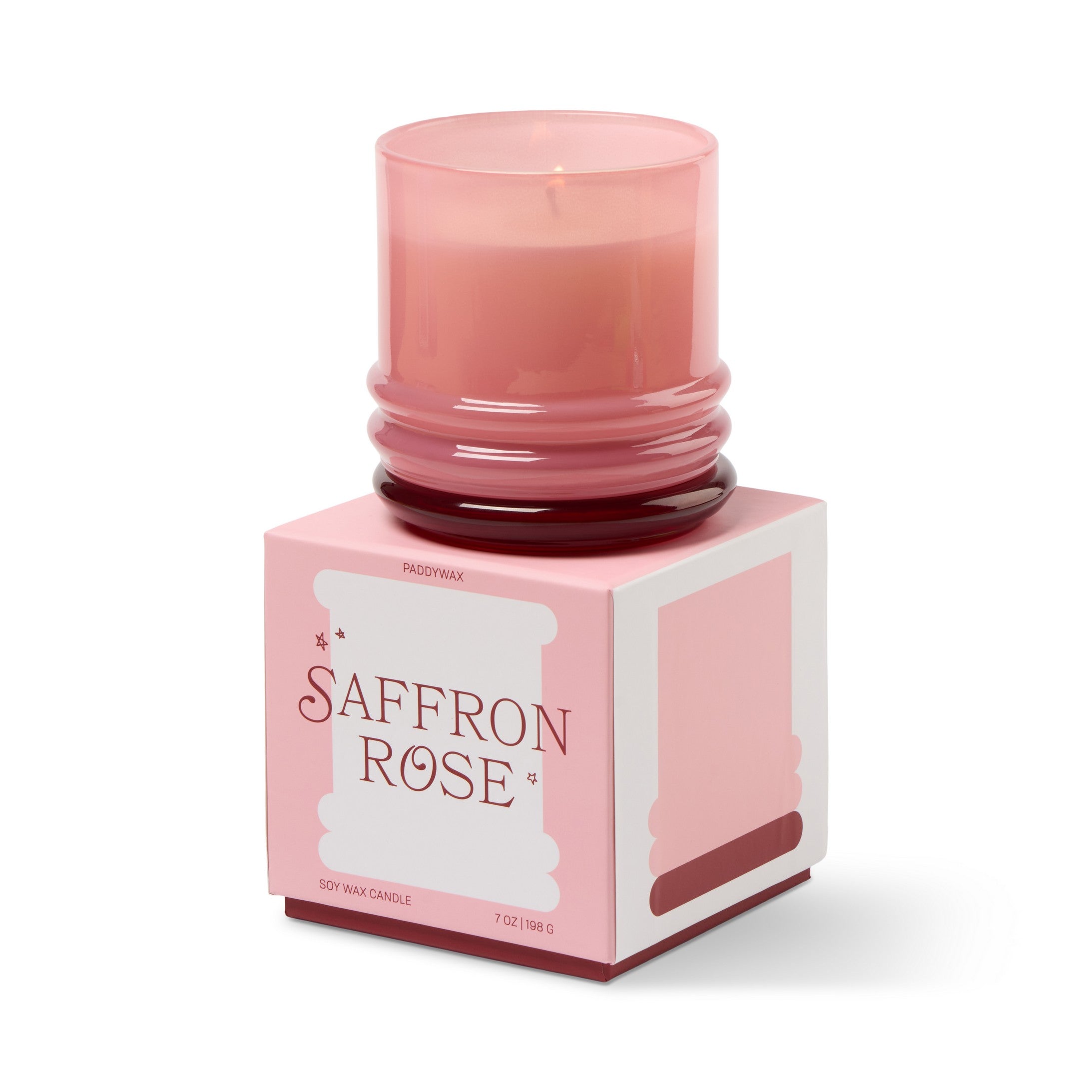 Stacked Soya Candle | Saffron Rose