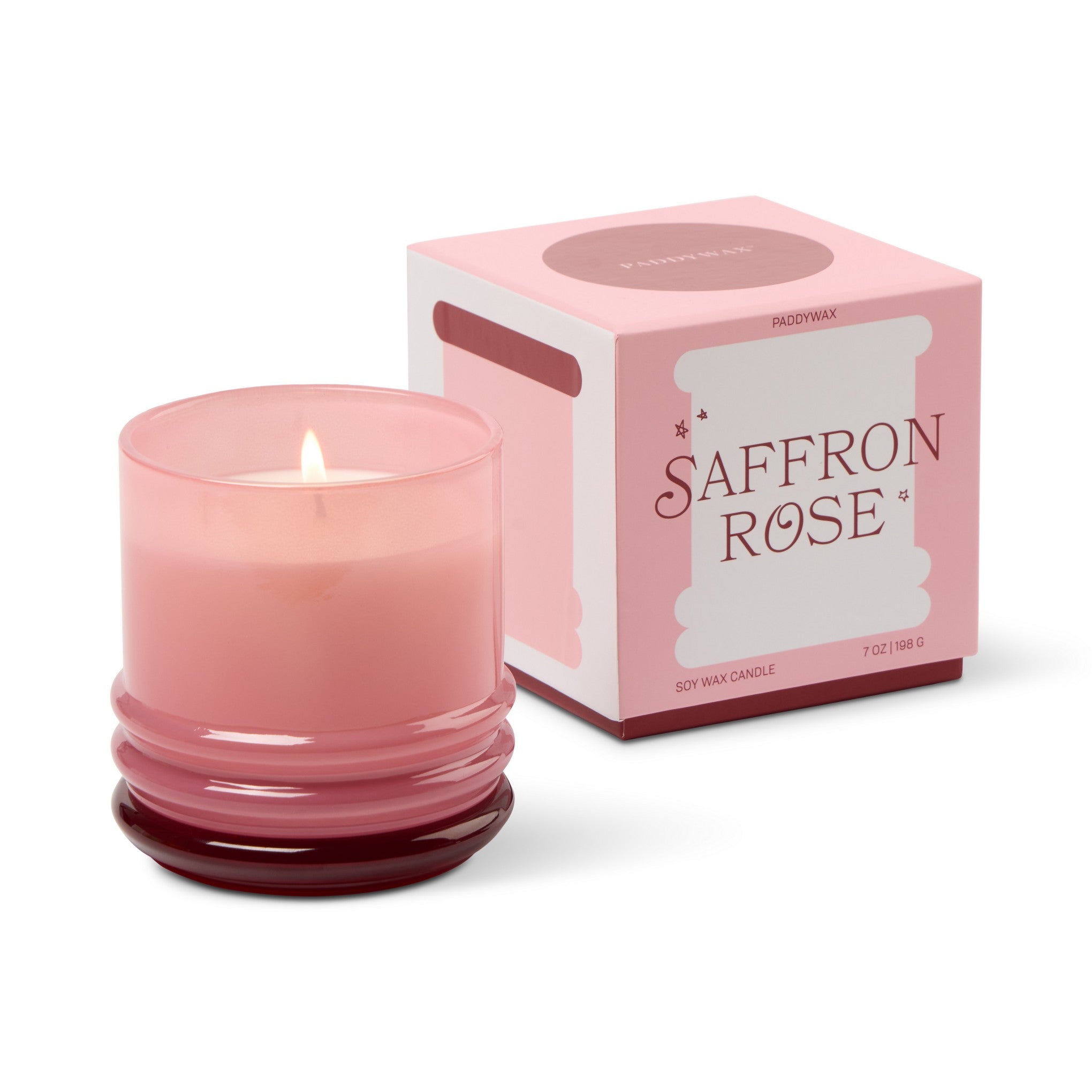 Stacked Soya Candle | Saffron Rose