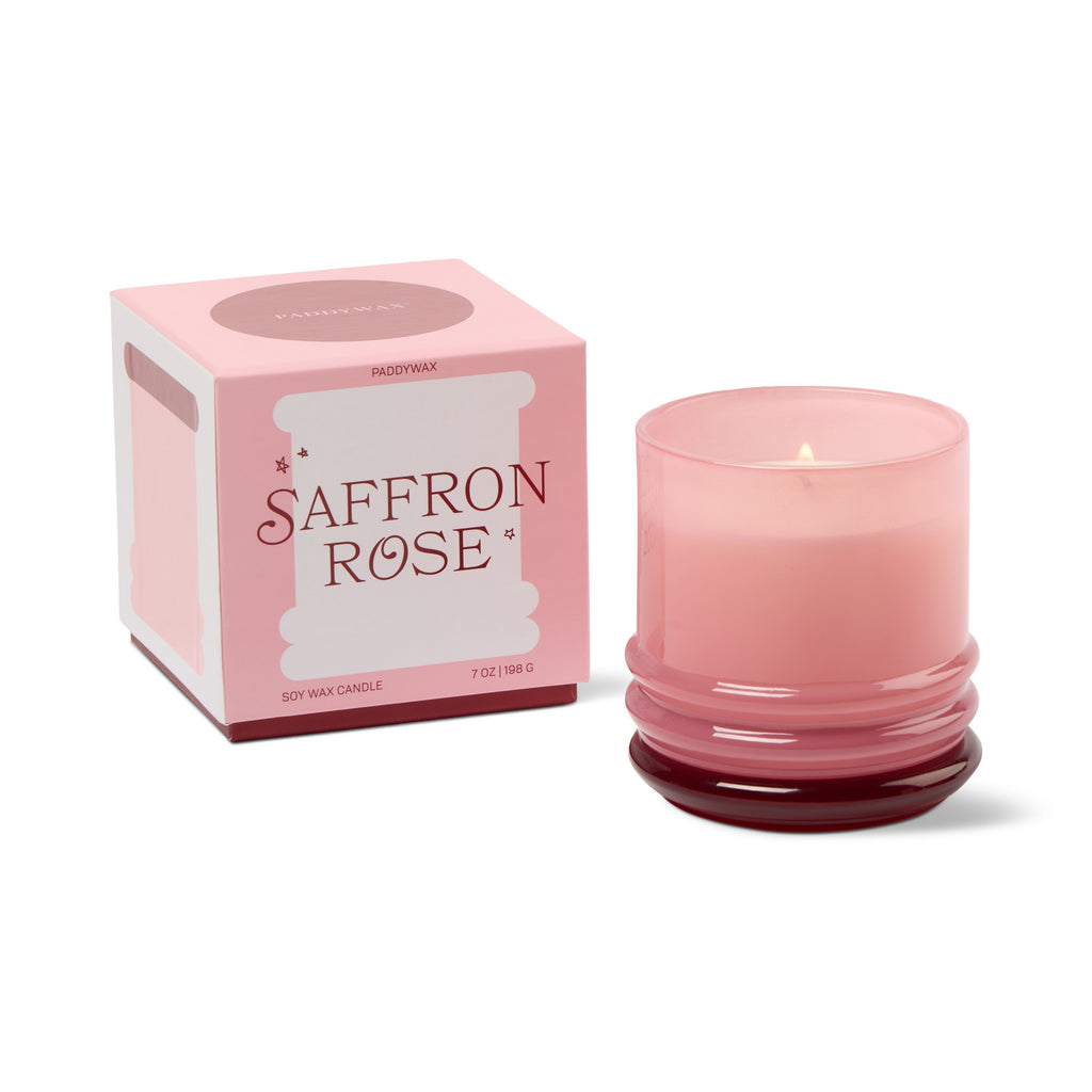 Stacked Soya Candle | Saffron Rose