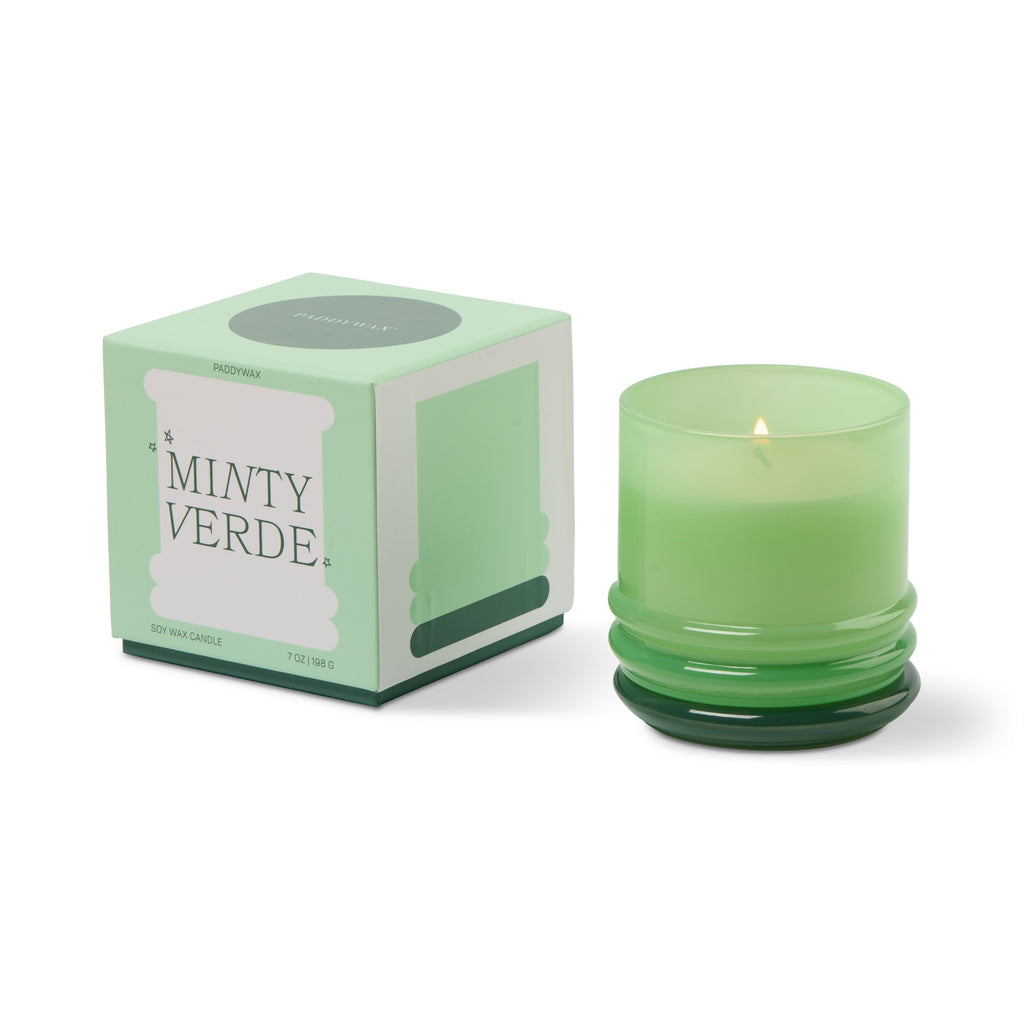 Stacked Soya Candle | Minty Verde