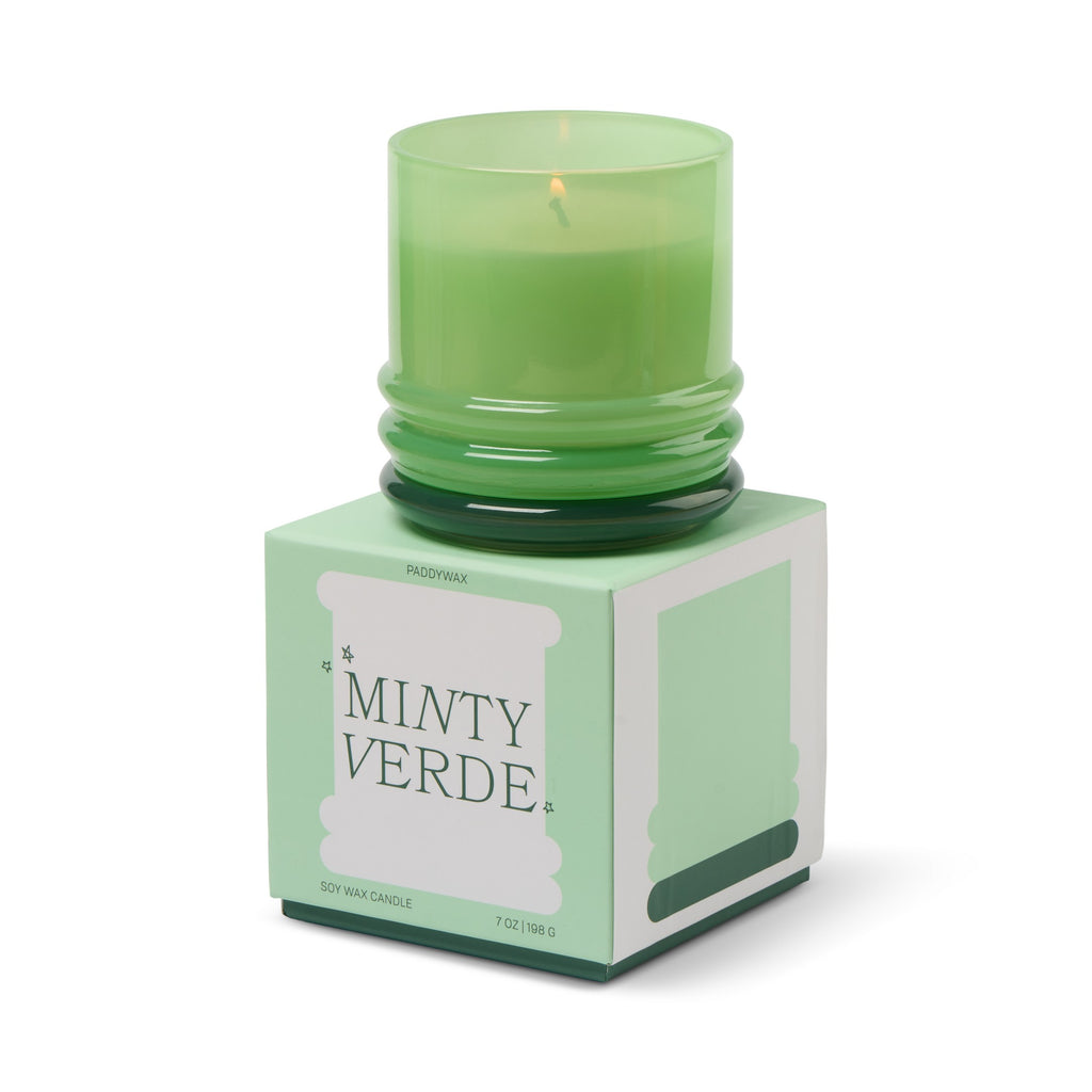Stacked Soya Candle | Minty Verde