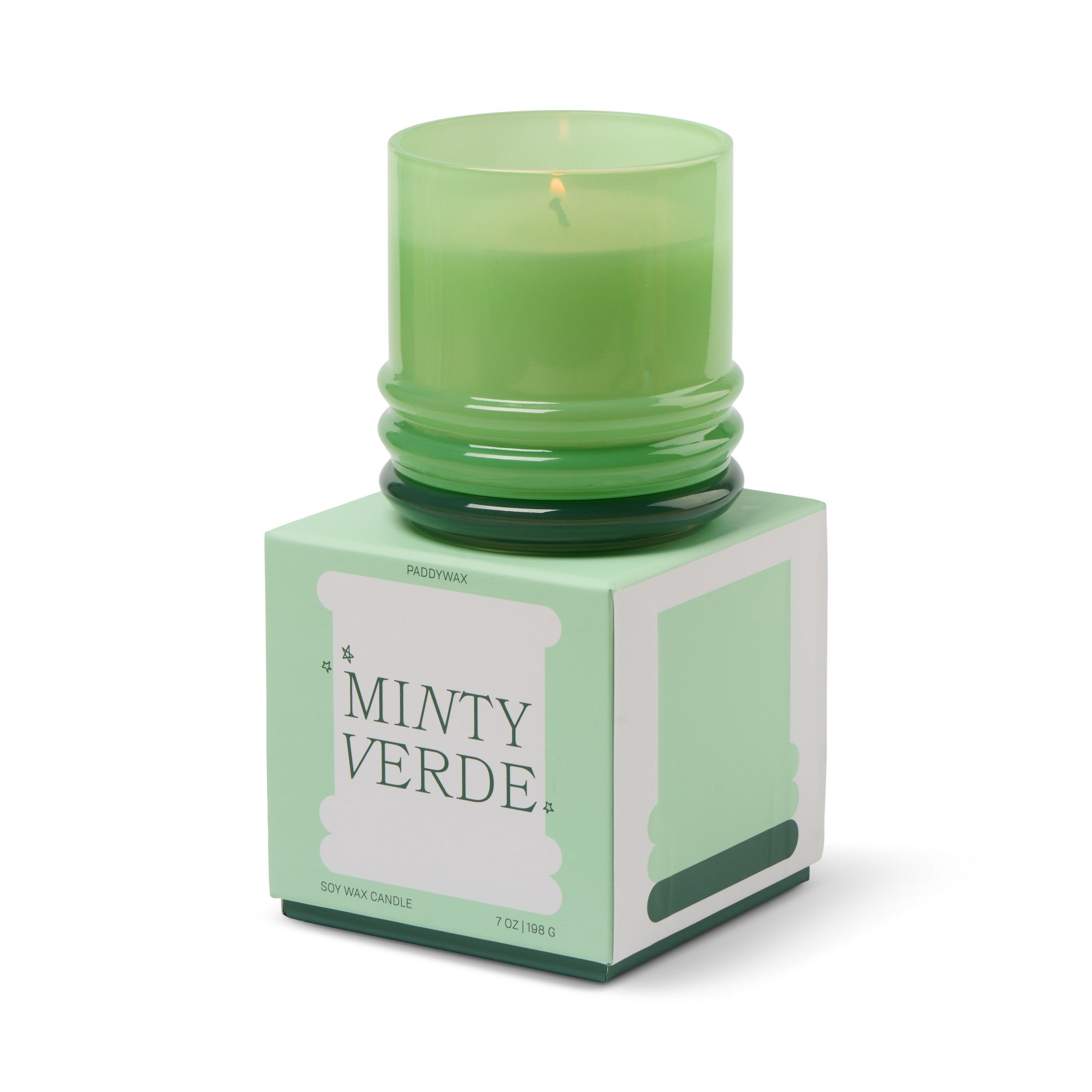 Stacked Soya Candle | Minty Verde