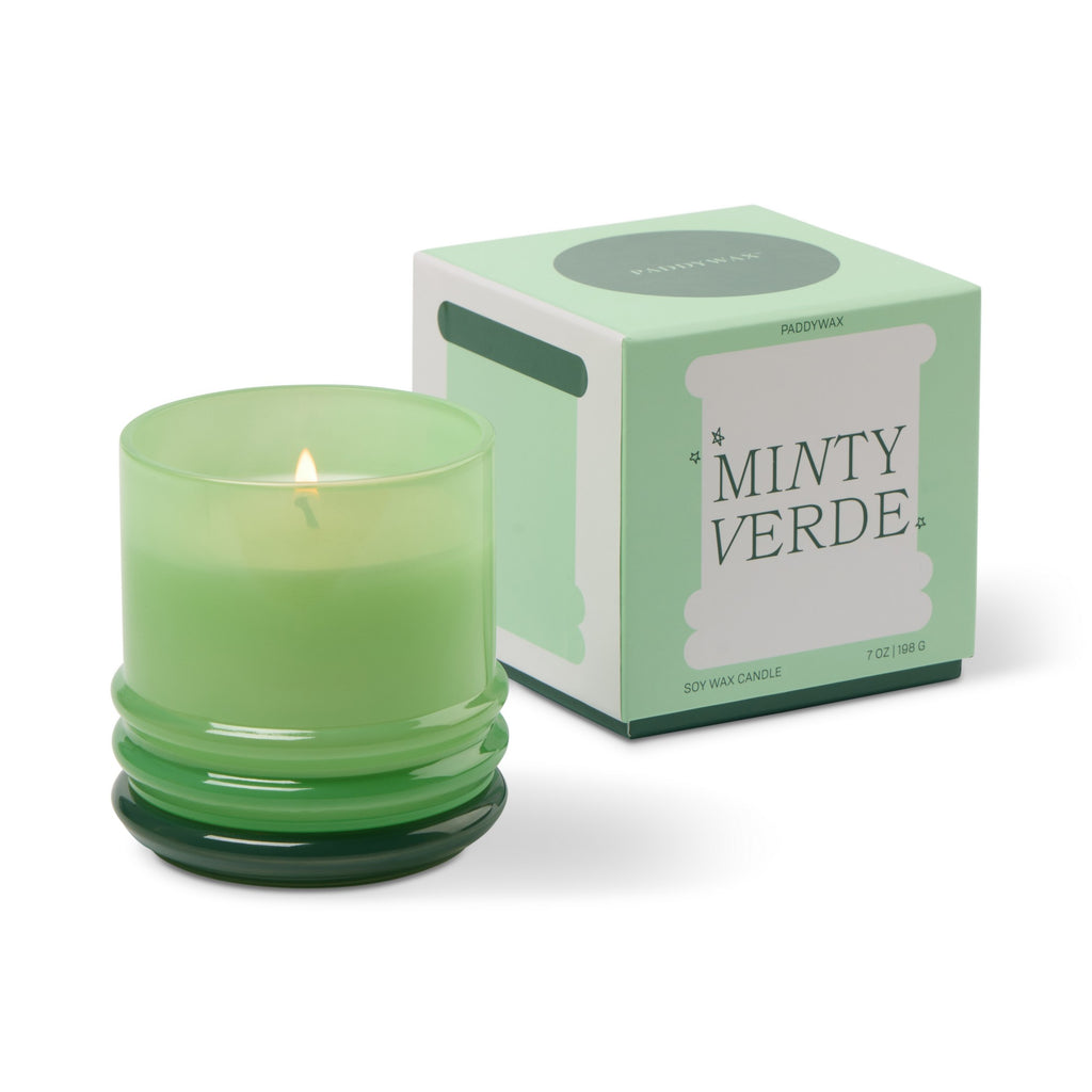 Stacked Soya Candle | Minty Verde