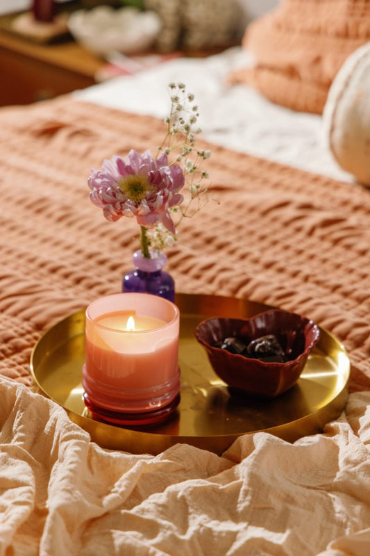 Stacked Soya Candle | Saffron Rose