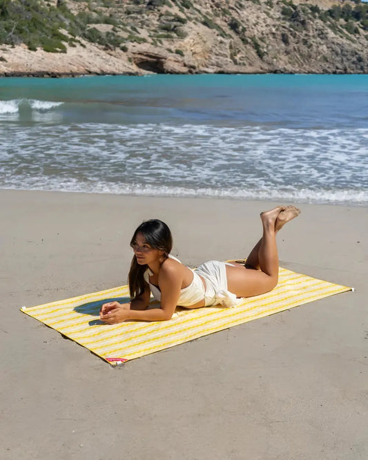 Microfiber Towel |  Κίτρινη - Tropic