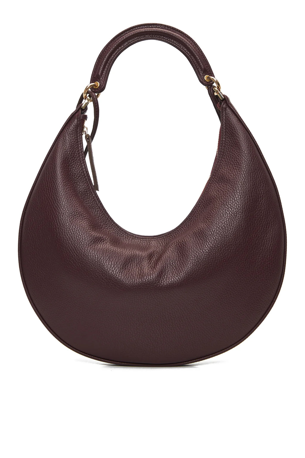 Rita Hobo Bag | Μαλακή Δερμάτινη Τσάντα Ώμου με Φερμουάρ & Λουράκι