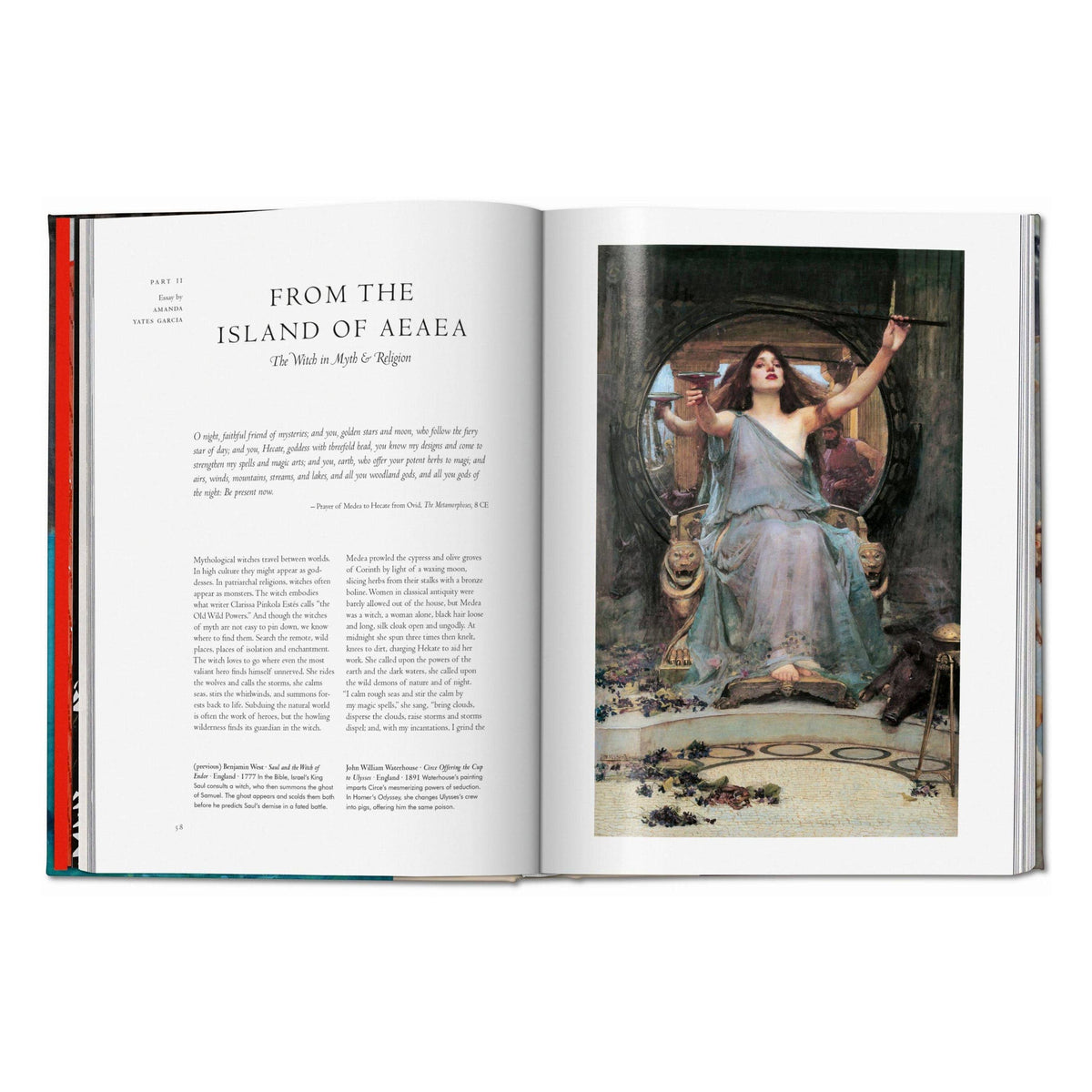 Το premium σκληρόδετο βιβλίο "Witchcraft" από τη σειρά The Library of Esoterica του εκδοτικού οίκου TASCHEN, με το μυστικιστικό και ατμοσφαιρικό εξώφυλλό του.