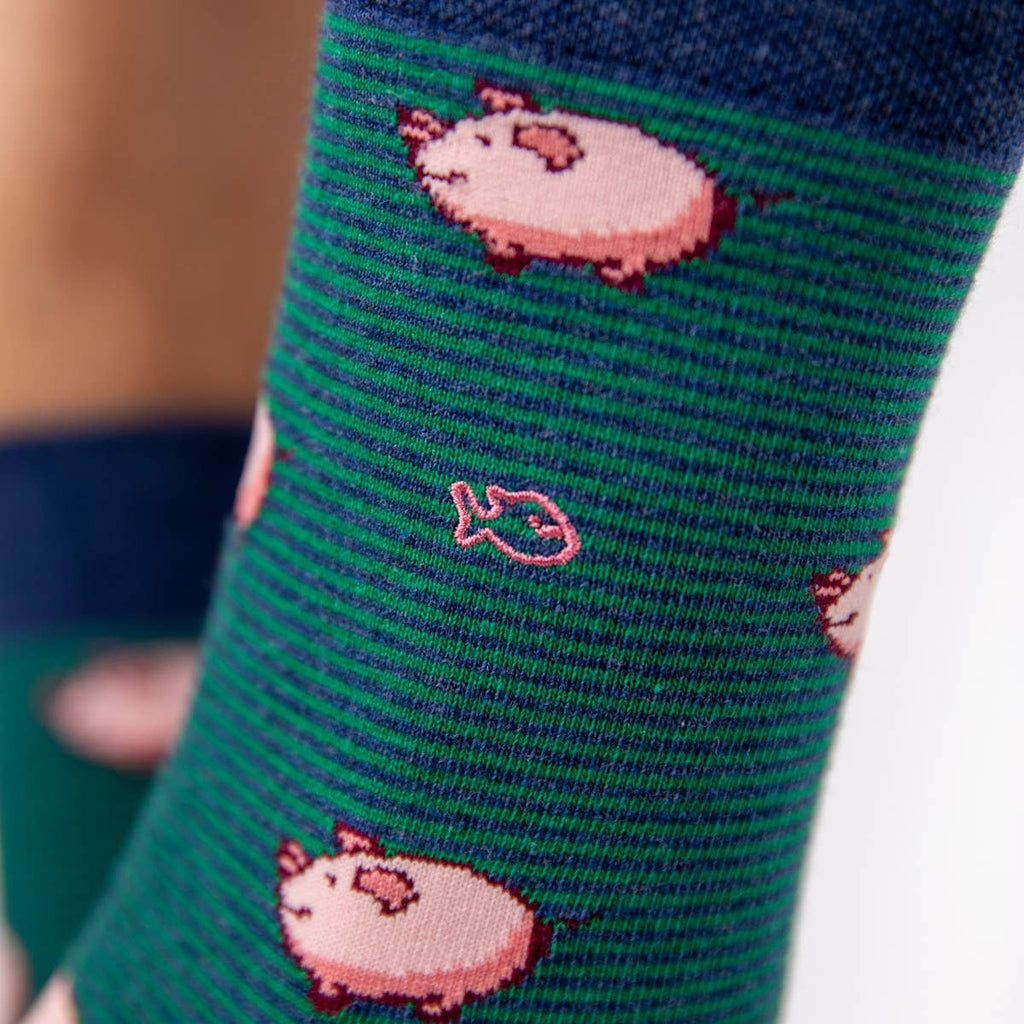 Animal pattern socks - Pig