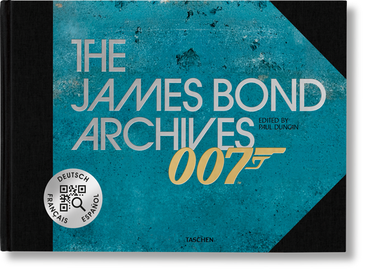 Το βιβλίο The James Bond Archives των εκδόσεων TASCHEN, μια πολυτελής έκδοση με το εμβληματικό λογότυπο 007 στο εξώφυλλο.