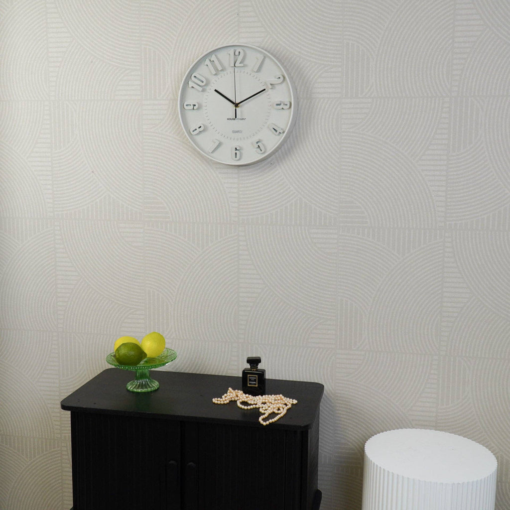 Επιτοίχιο Ρολόι με 3D Αριθμούς | Sand