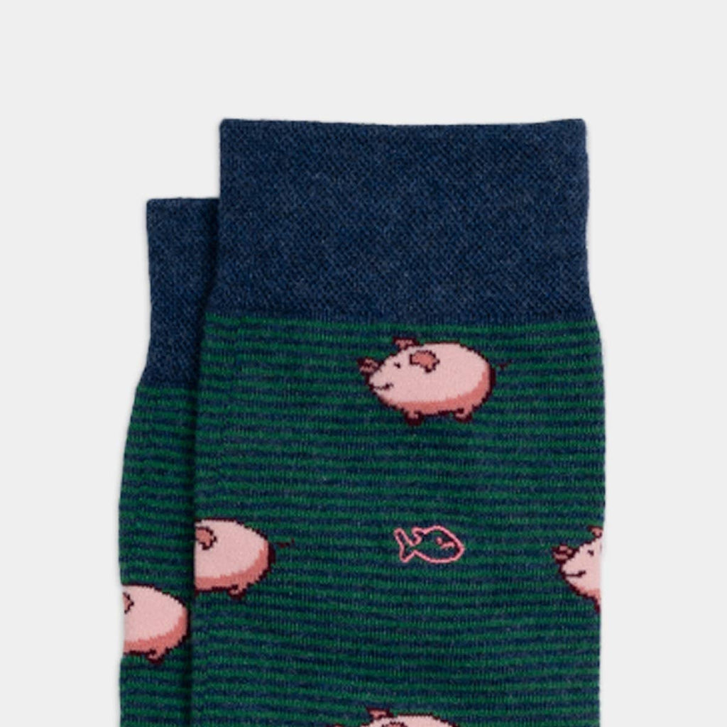 Animal pattern socks - Pig