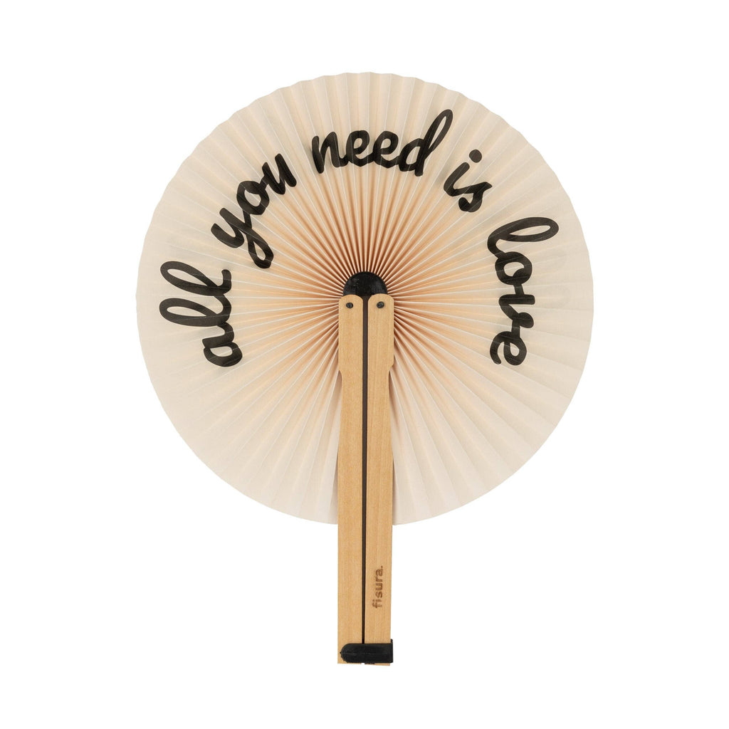 Pai Pai “All You Need Is Love” | Ρετρό Χάρτινη Βεντάλια