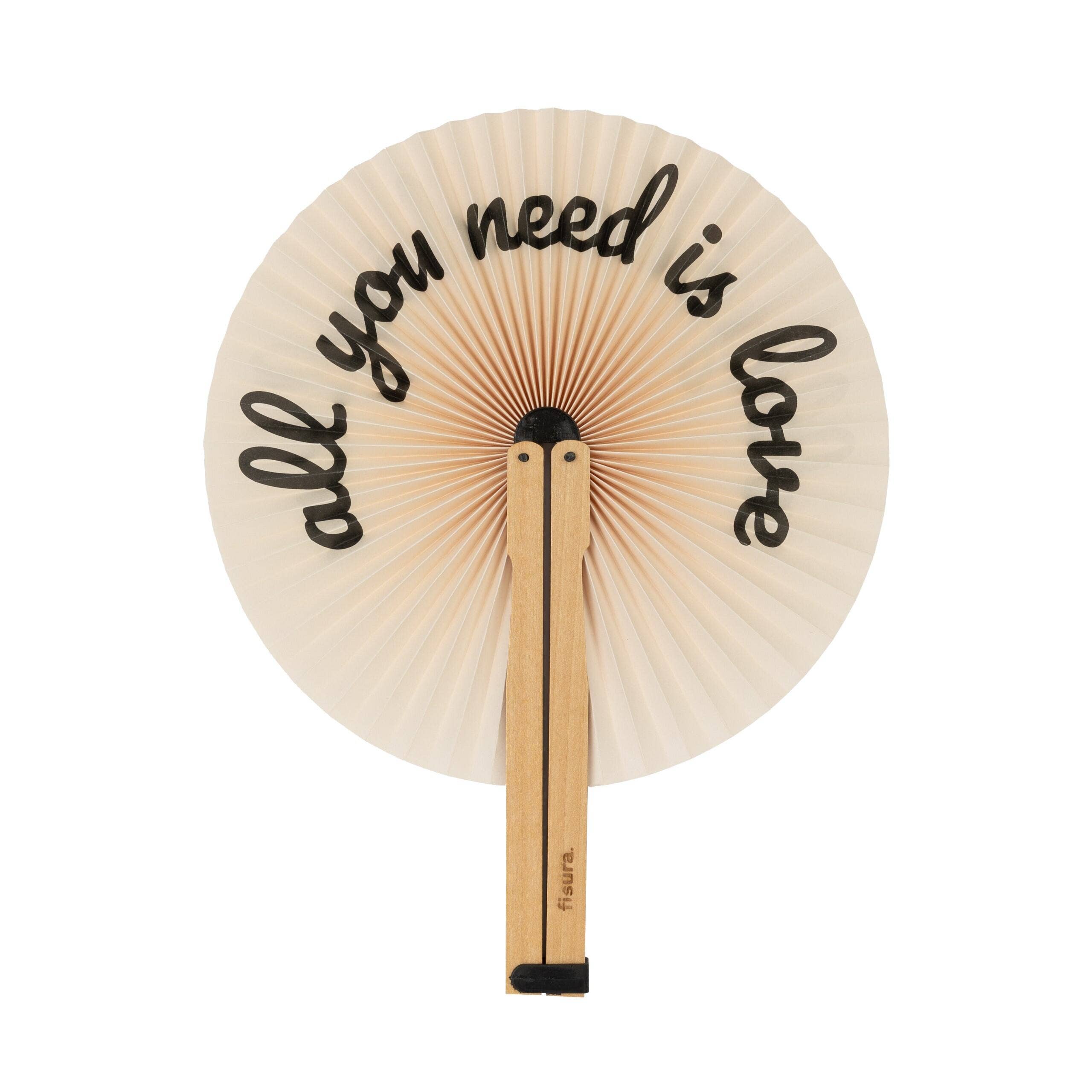 Pai Pai “All You Need Is Love” | Ρετρό Χάρτινη Βεντάλια