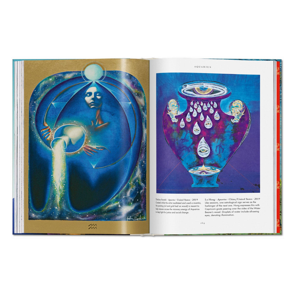 Το premium σκληρόδετο βιβλίο "Astrology" από τη σειρά The Library of Esoterica του εκδοτικού οίκου TASCHEN, με εντυπωσιακό, μυστικιστικό εξώφυλλο και χρυσές λεπτομέρειες.