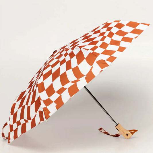 Original Duckhead Peanut Butter umbrella open